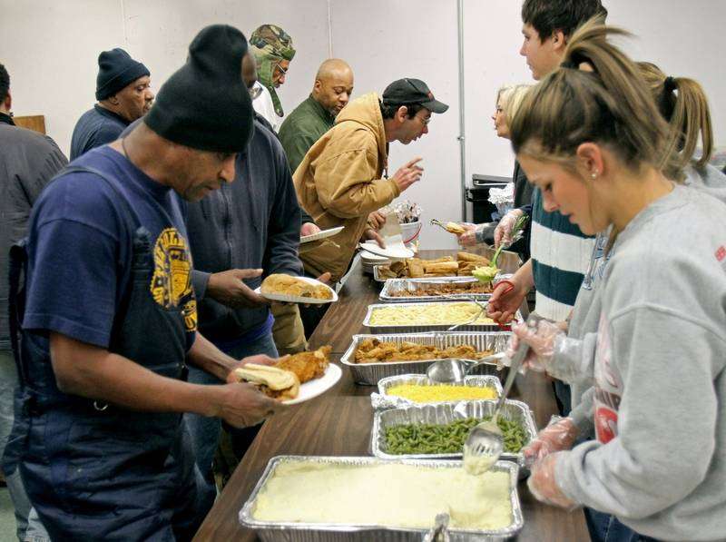 homeless shelter food